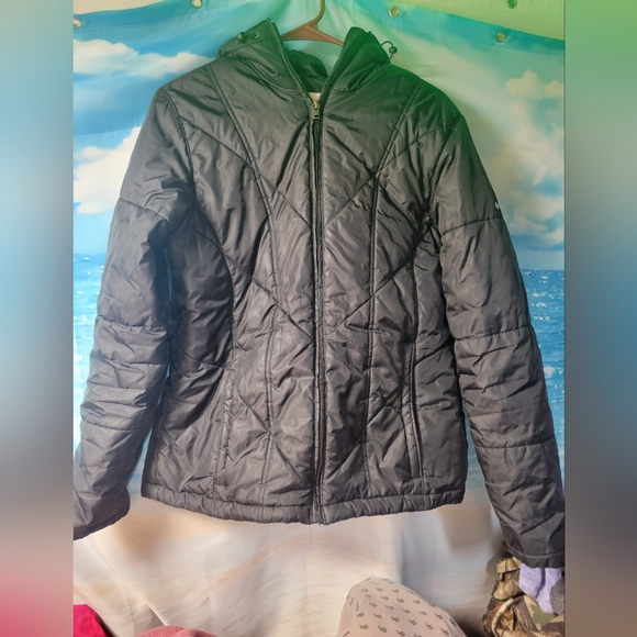 Columbia Women's‎ Black Lightly Lined Winter Coat Size Medium - Picture 1 of 3